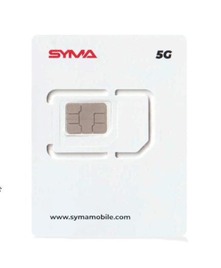 法國SYMA 電話卡原生註冊卡