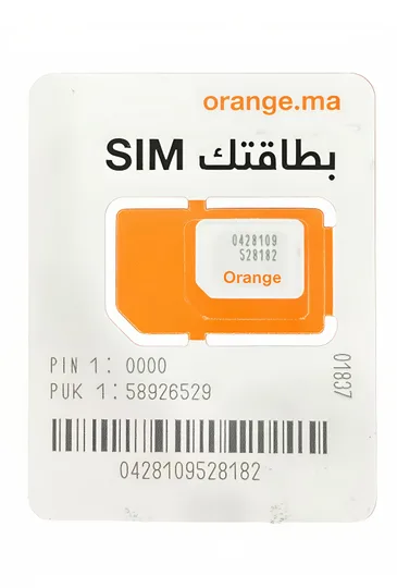 摩洛哥orange註冊卡 2